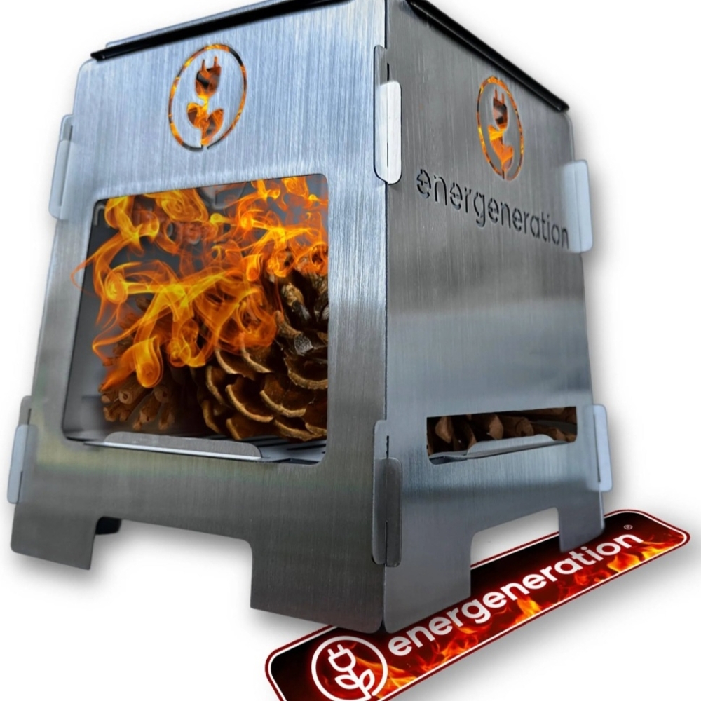 Energeneration Portable Stainless Steel Fire Pit